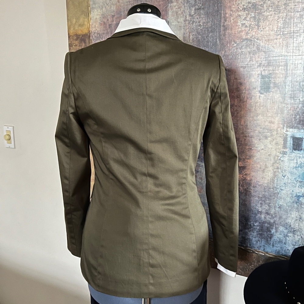 🔥🔥🔥 HP Beautiful Femme de Carreier Green Blazer - Picture 2 of 3